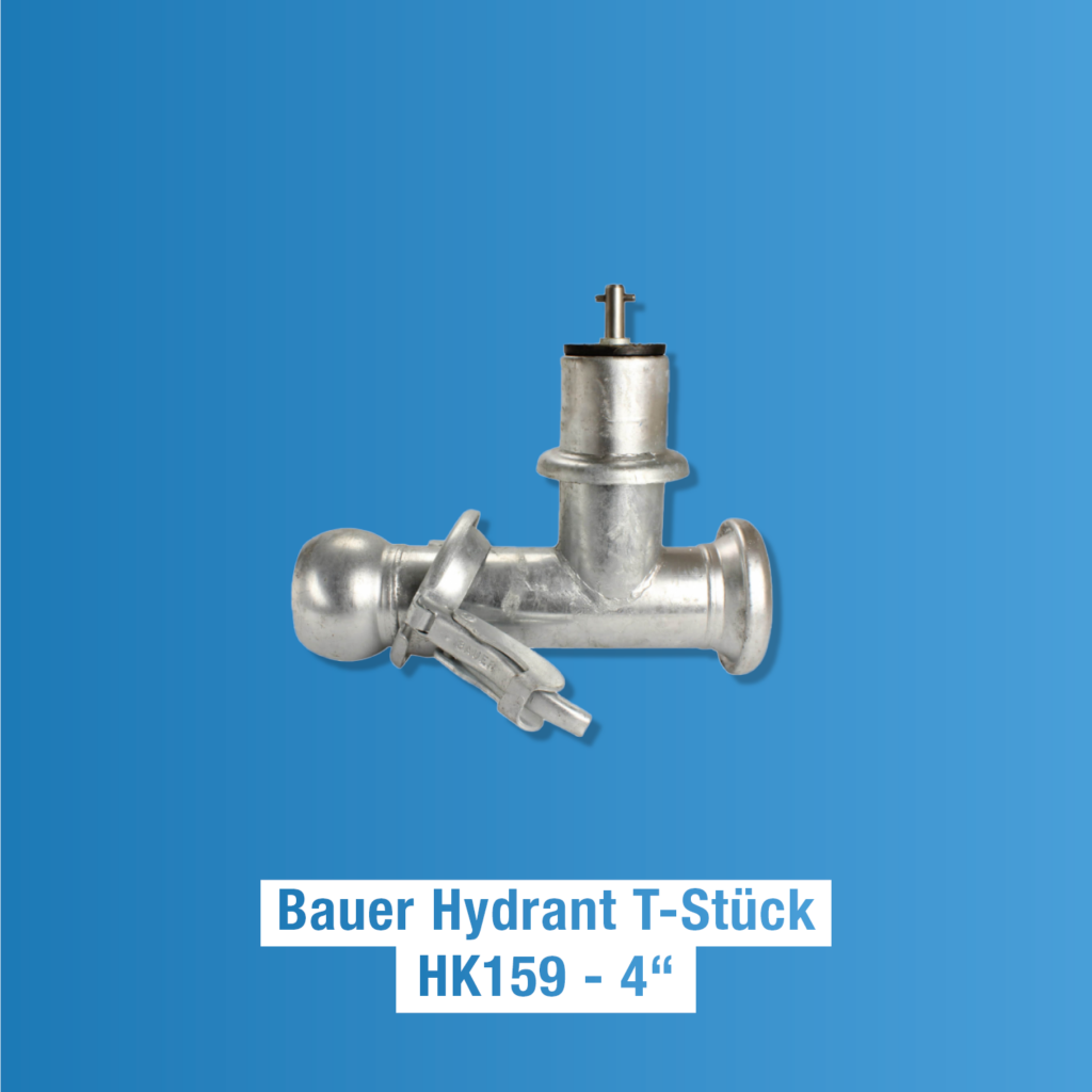 Bauer Hydrant T-Stück für Erdverrohrung